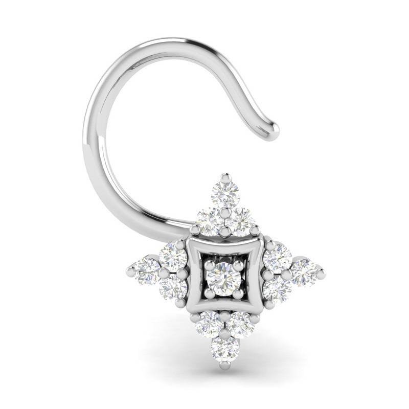Avsar 9K Bis Hallmarked | Nosepin For Women/Girls |  Avno037 : AVNO037WC