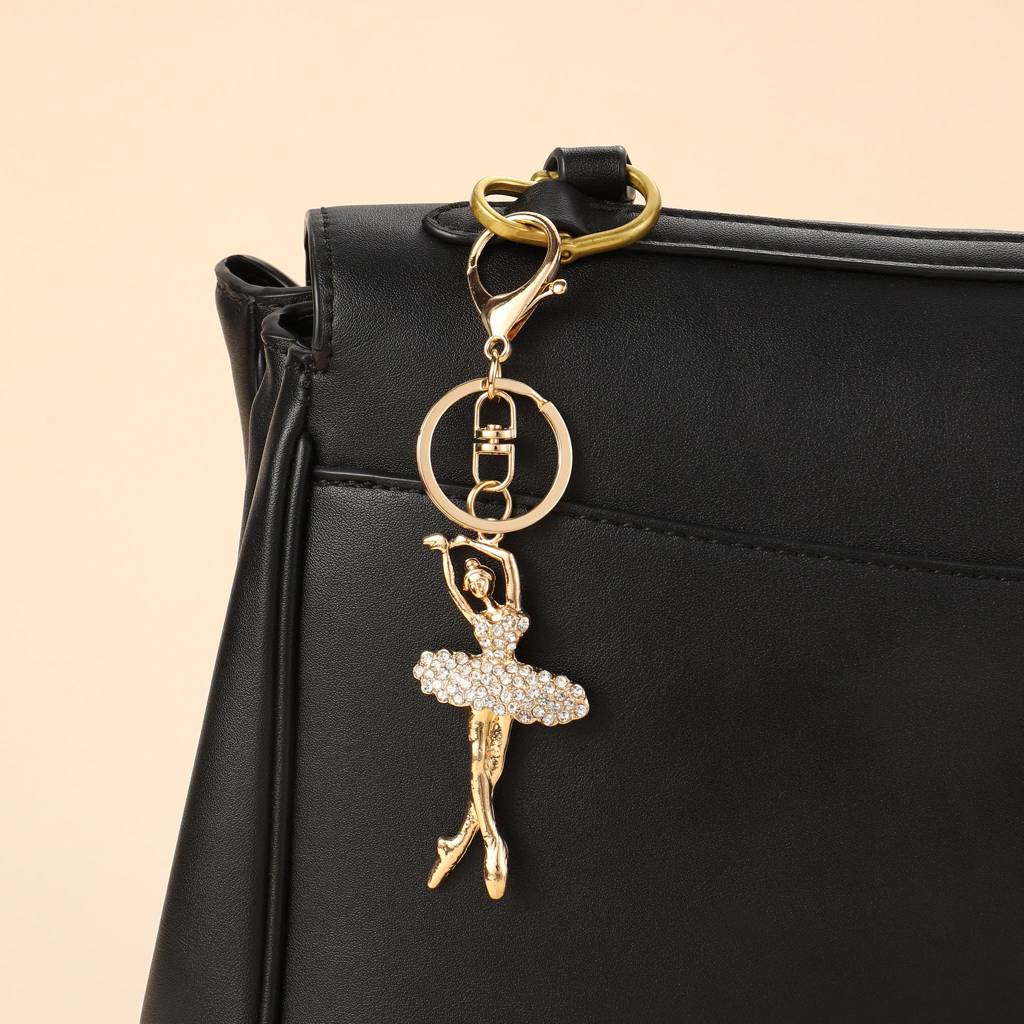 Ballerina Bag Charm : C-BG-0020-G-WH