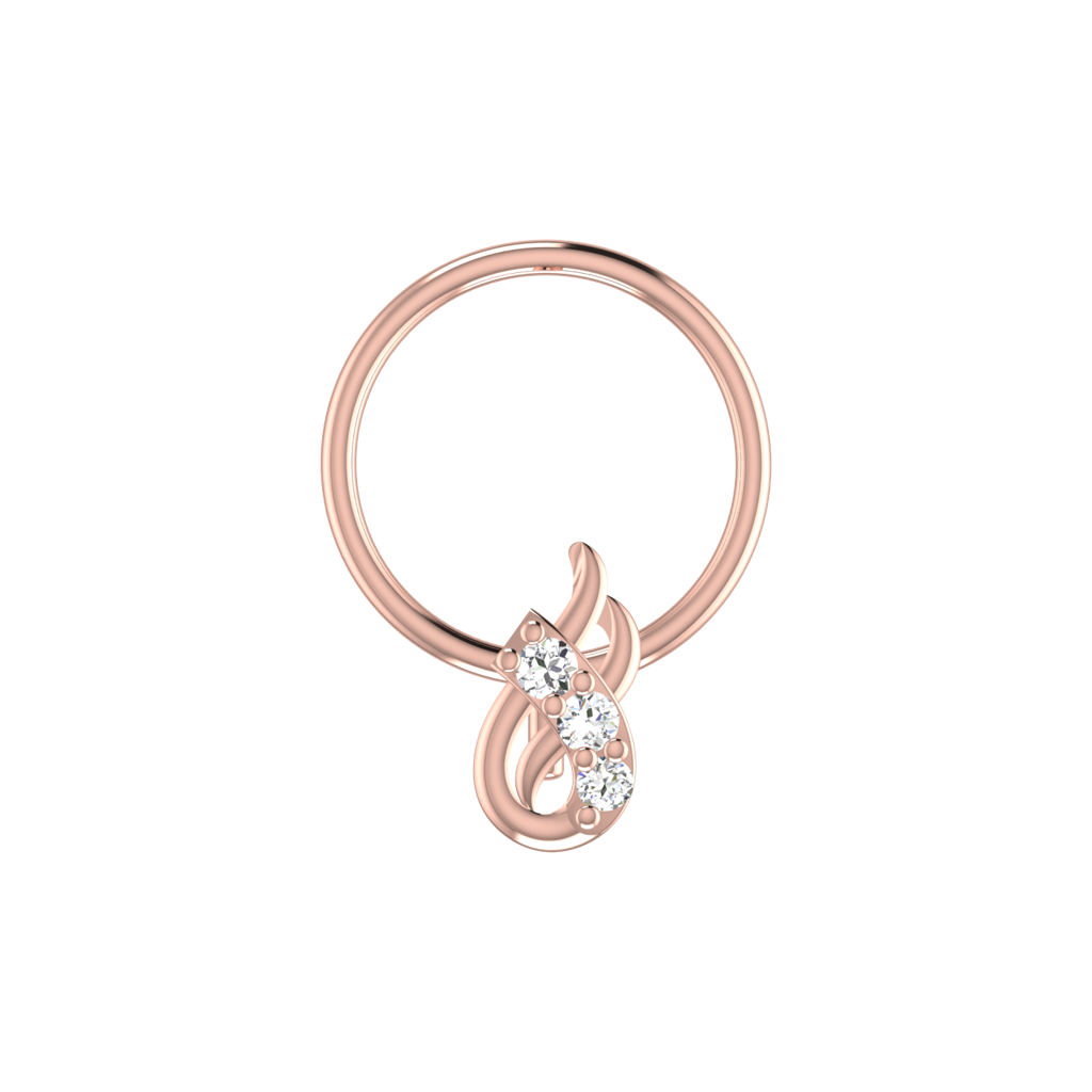 Avsar 9K Bis Hallmarked | Nosepin For Women/Girls |  Avno314 : AVNO314PC