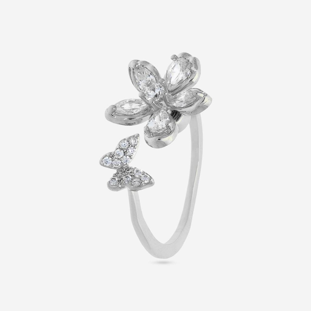 Plated Casual Wear Trendy Zircon Finger Ring - 464404 : 464405