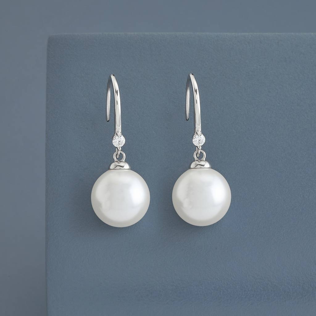 Office Wear Silver Earring - 465722 : 465723