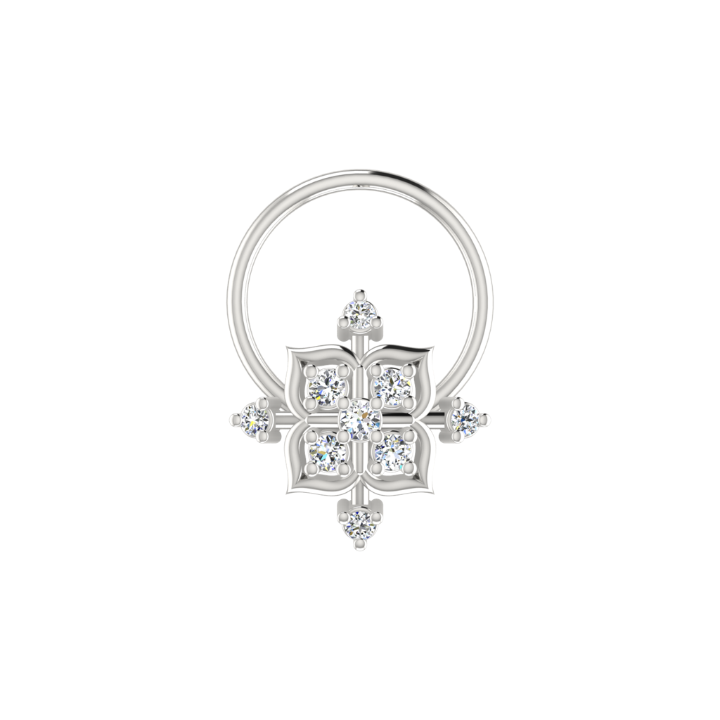 Avsar 9K Bis Hallmarked | Nosepin For Women/Girls |  Avno217 : AVNO217WC