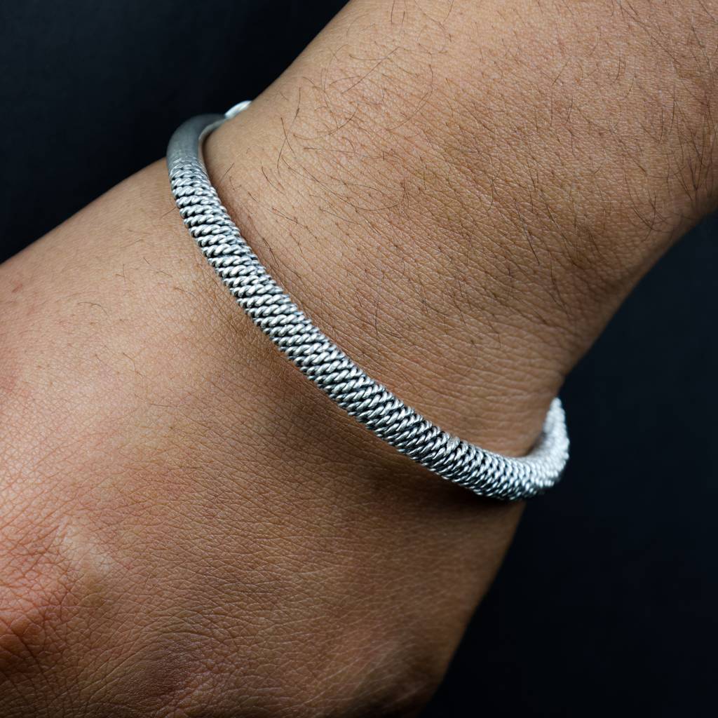 Rope Wrap Full Kada Bracelet : ZV-KDA-ROPE-004