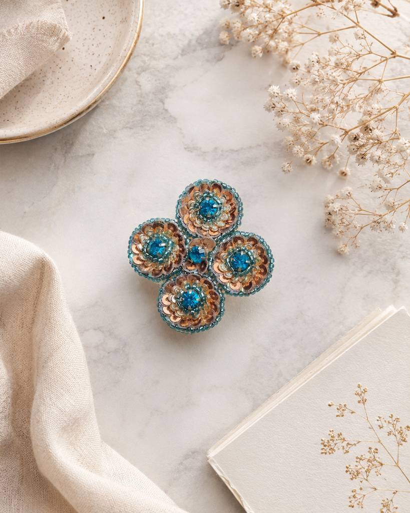 Raja Flower Ring : ABFR34