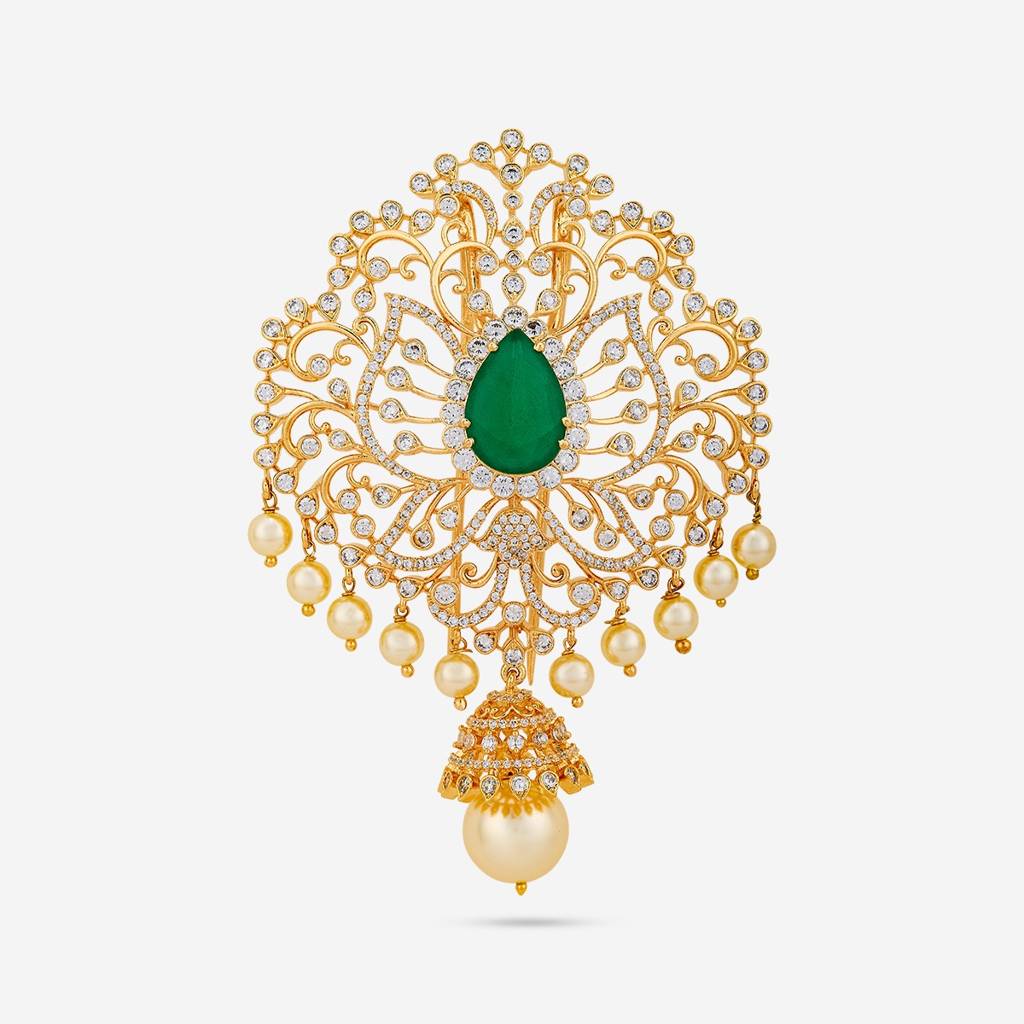Bridesmaid Zircon Hair Brooch - 452764 : 452765