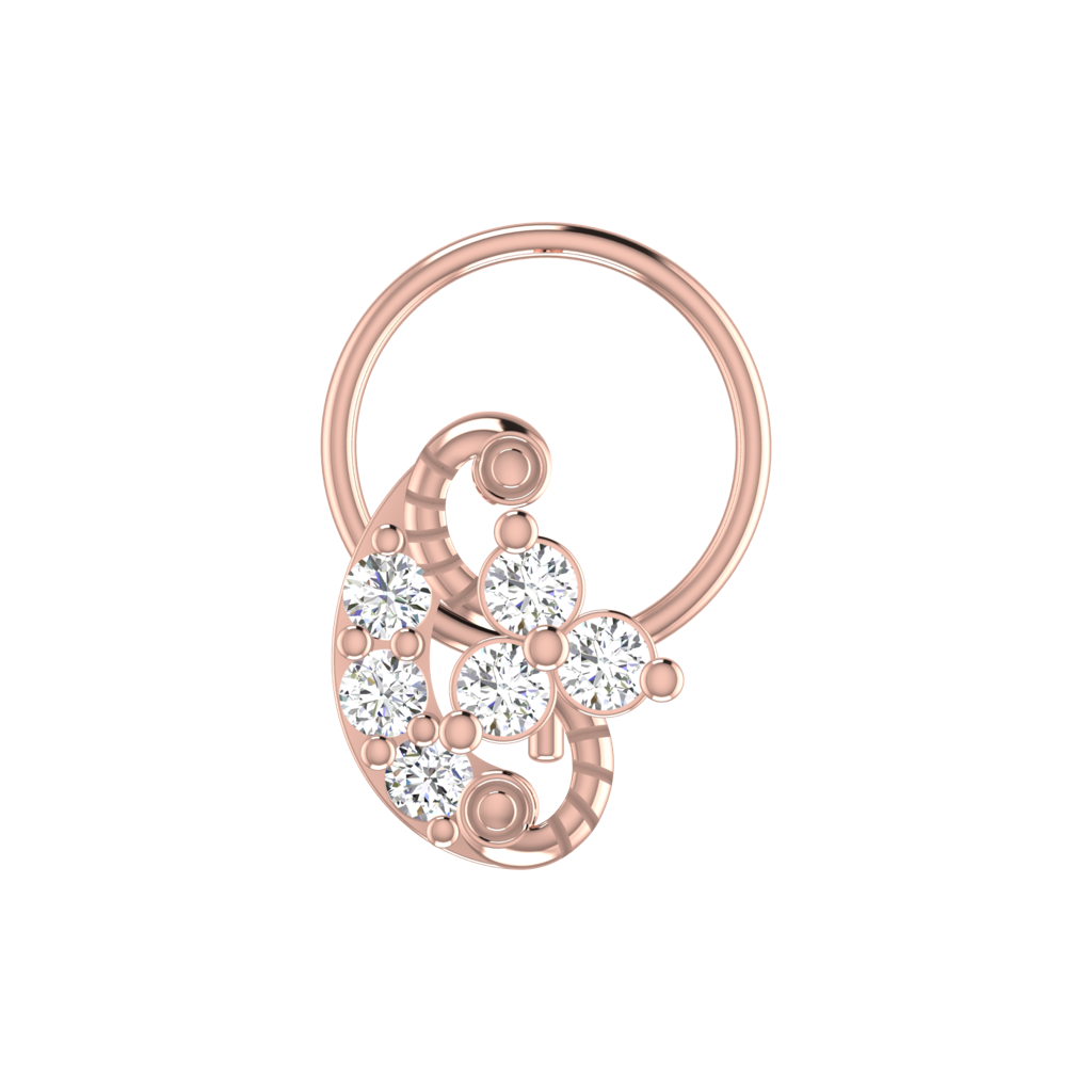 Avsar 9K Bis Hallmarked | Nosepin For Women/Girls |  Avno269 : AVNO269PC
