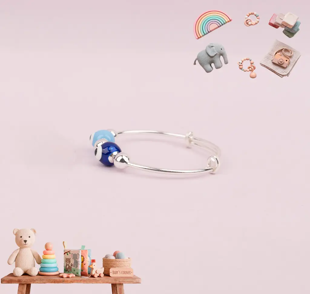 Nazariya Duo Adjustable Baby Kada : KC1015