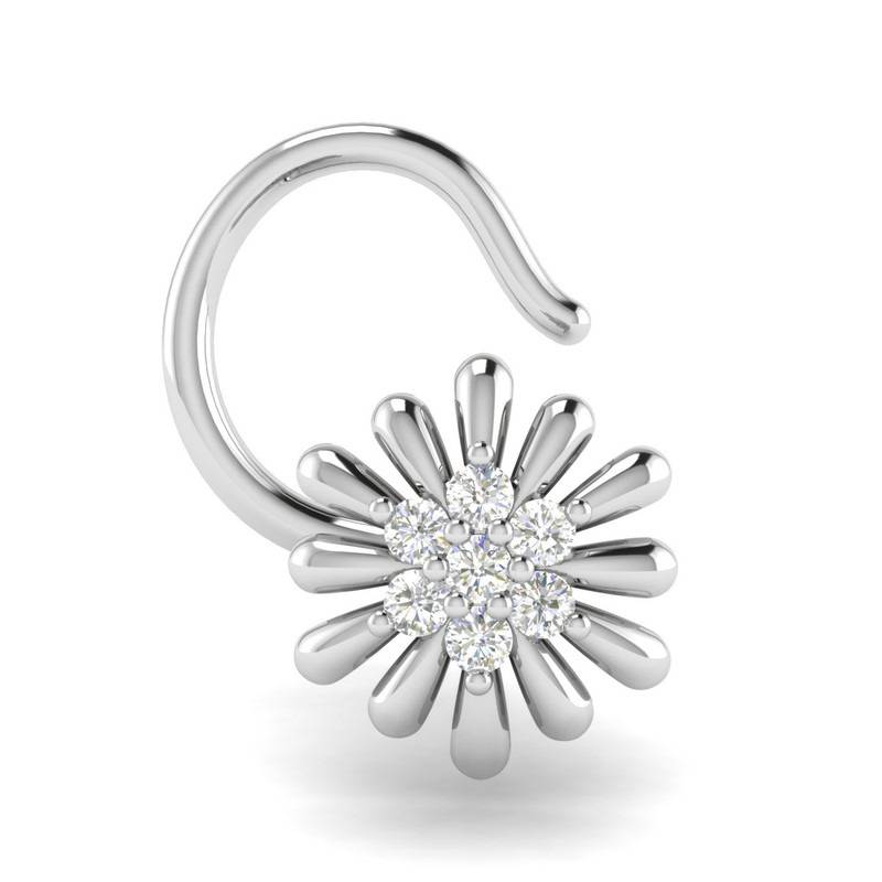 Avsar 9K Bis Hallmarked | Nosepin For Women/Girls |  Avno031 : AVNO031WC