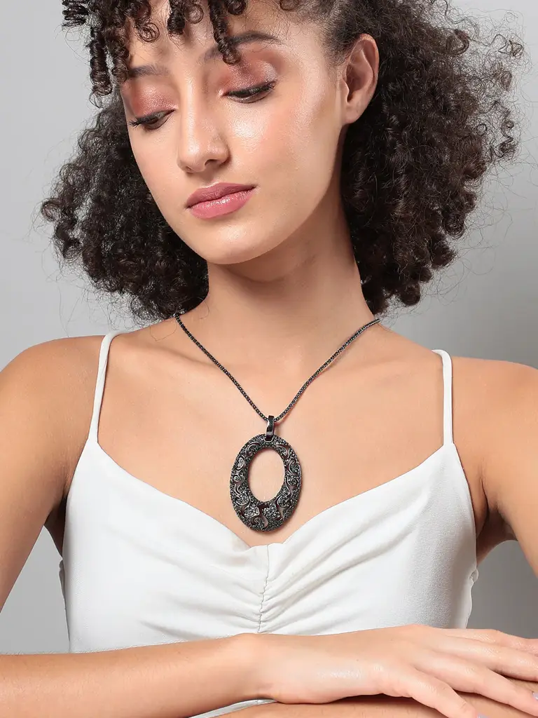 Shazia-Women'S Halo Serenade Pendant Necklace : SOHINC8736