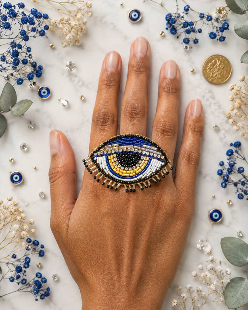 Evil Eye Ring : ABFR15