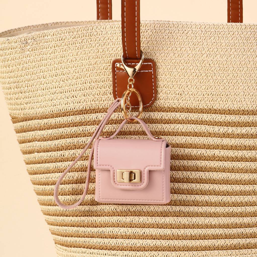 The Office Mini Leather Bag Charm : C-BG-0018-PK