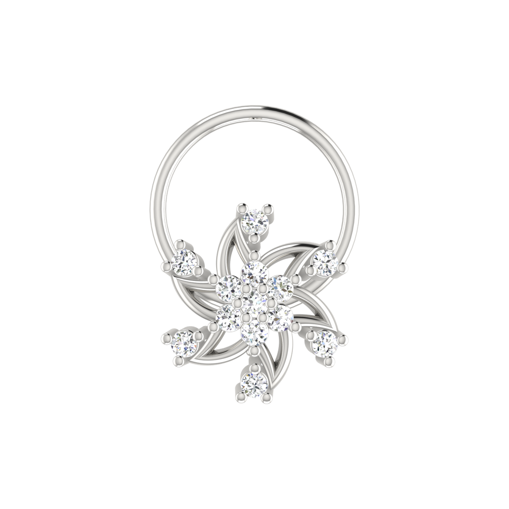 Avsar 9K Bis Hallmarked | Nosepin For Women/Girls |  Avno208 : AVNO208WC