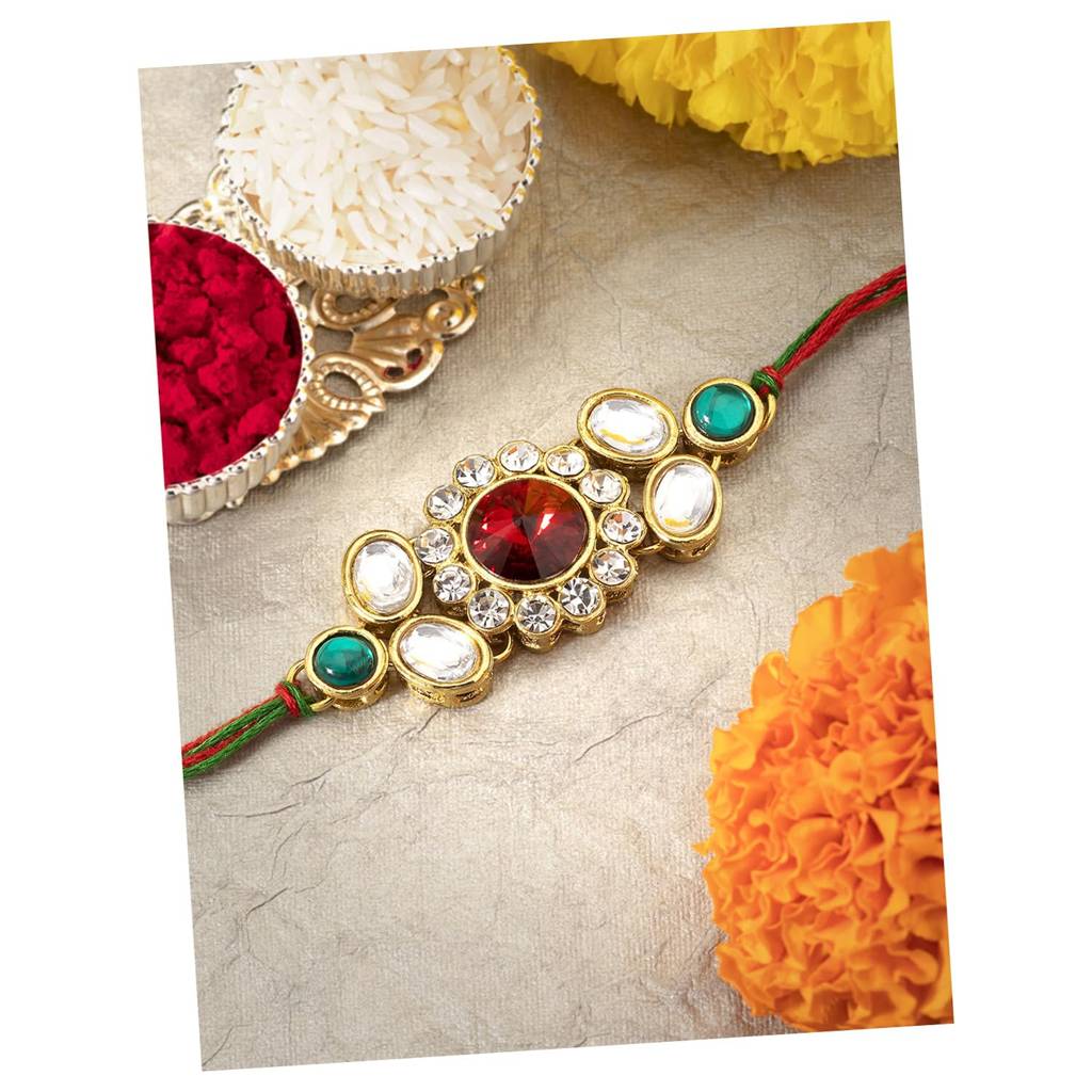 Eternz Certified Jewellery - Peora Rakhshabandhan Thread Elegant Rakhi For Brother Bhaiya