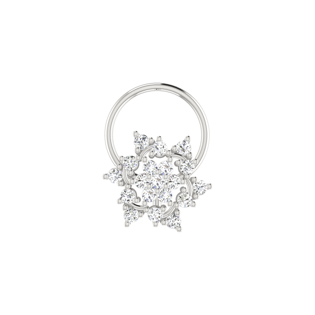 Avsar 9K Bis Hallmarked | Nosepin For Women/Girls |  Avno139 : AVNO139WC