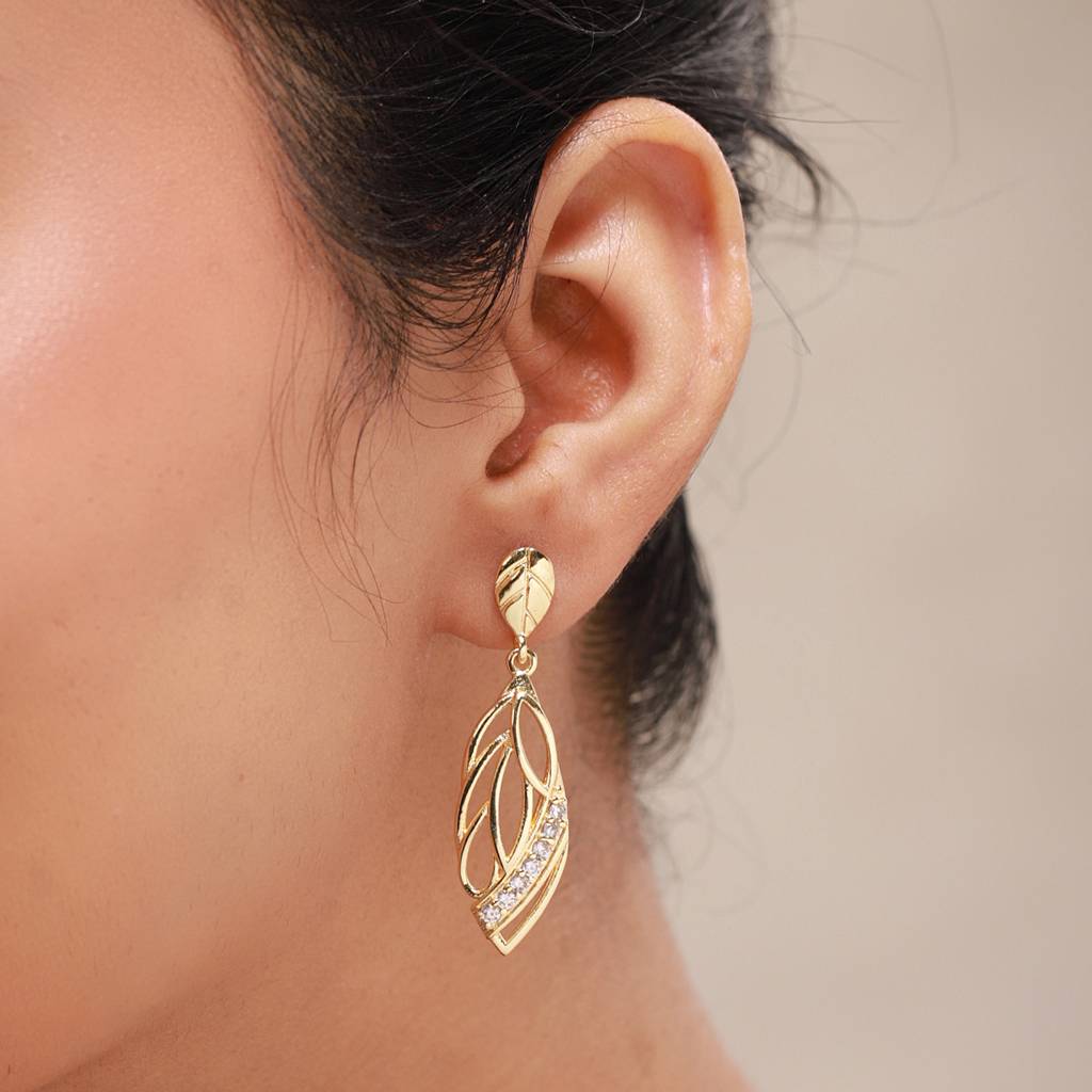 Verdora Twist Dangle Earrings : 8905124581881