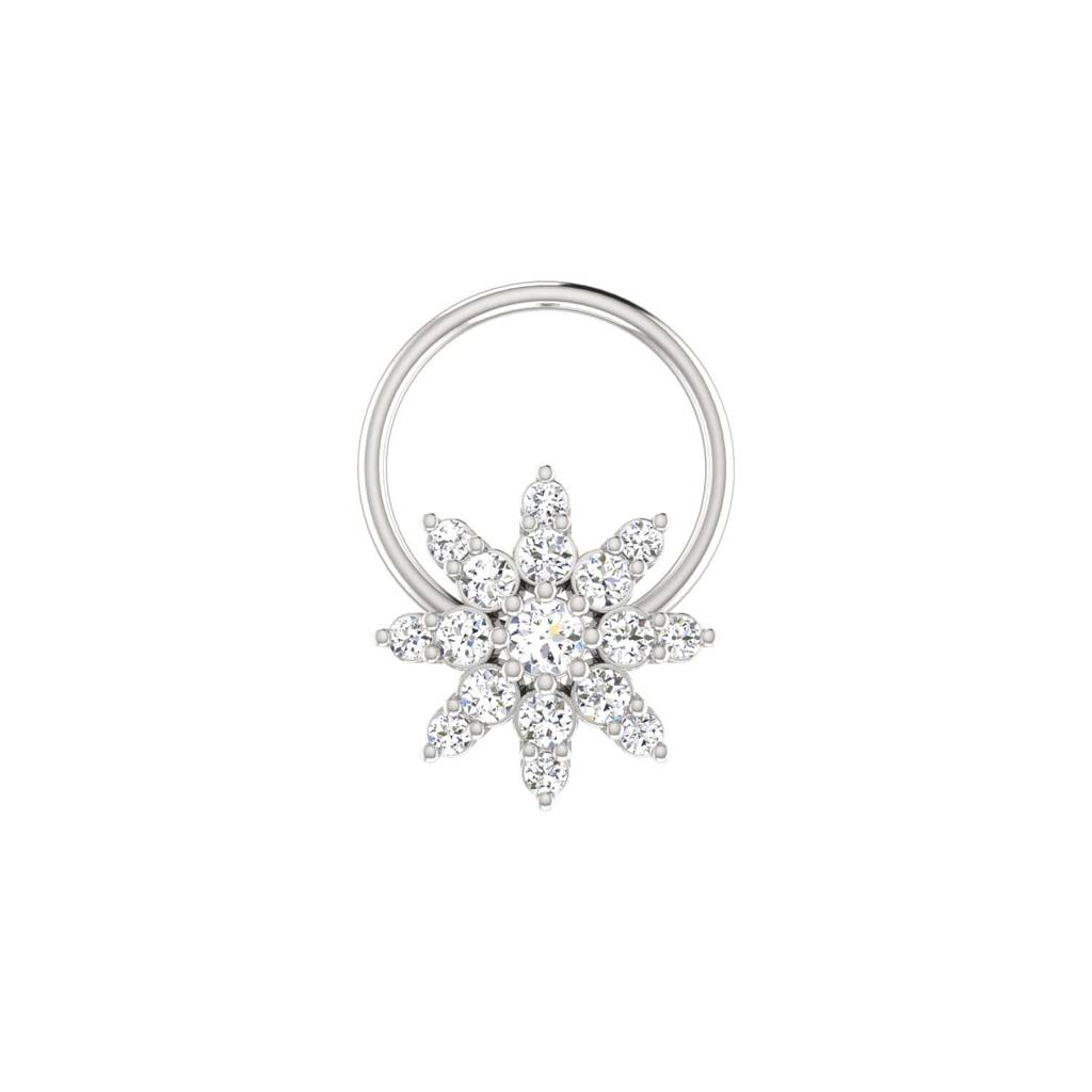 Avsar 9K Bis Hallmarked | Nosepin For Women/Girls |  Avno080 : AVNO080WC