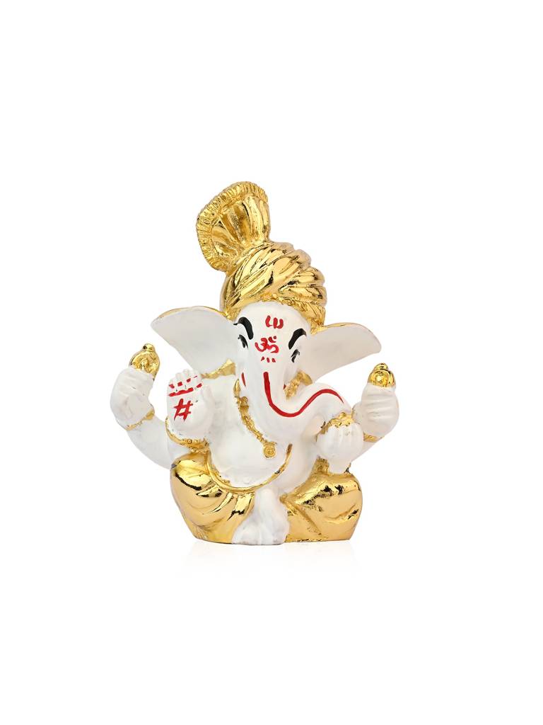 Eternz Certified Jewellery - Touch925 Pure 999 Silver Plated Ganesha Idol.