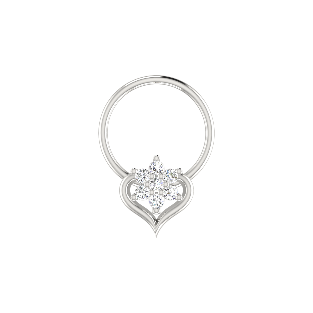 Avsar 9K Bis Hallmarked | Nosepin For Women/Girls |  Avno193 : AVNO193WC