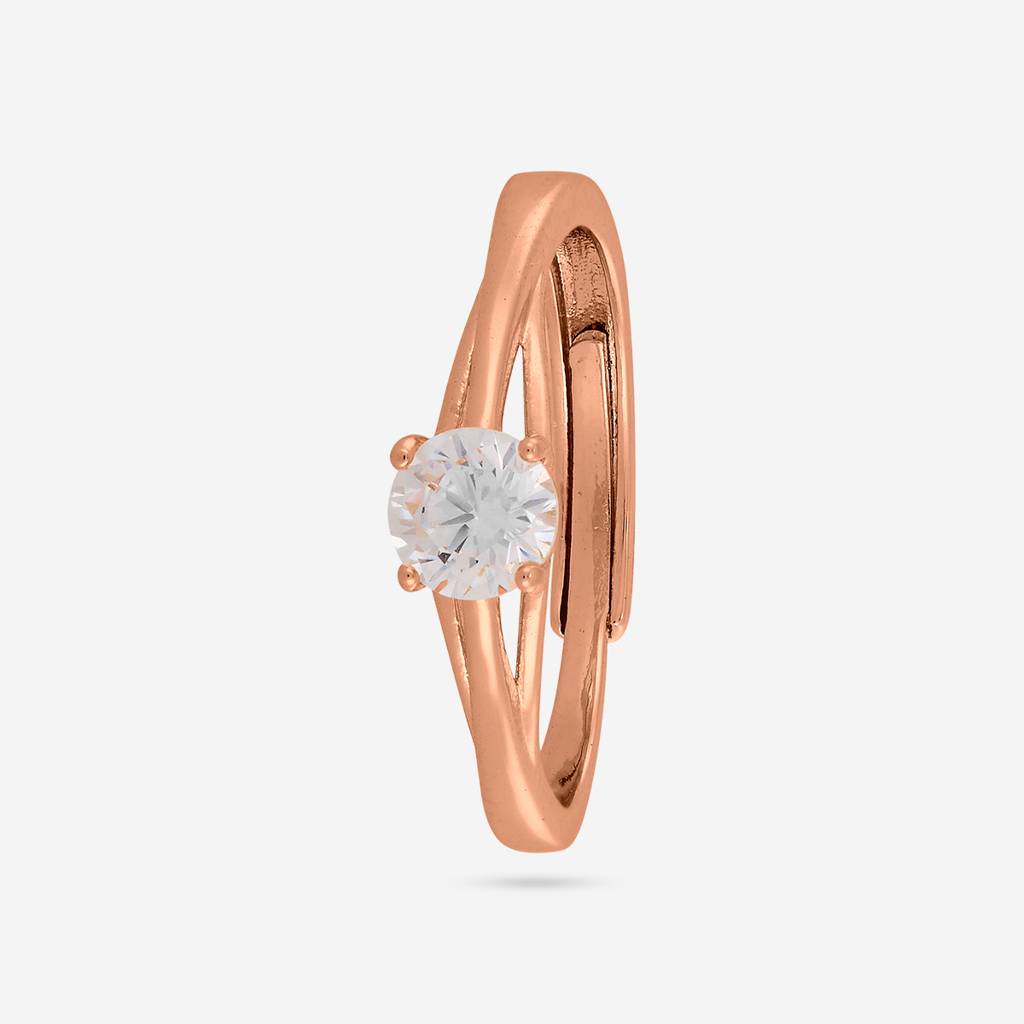 Plated Casual Wear Trendy Zircon Finger Ring - 467153 : 467155