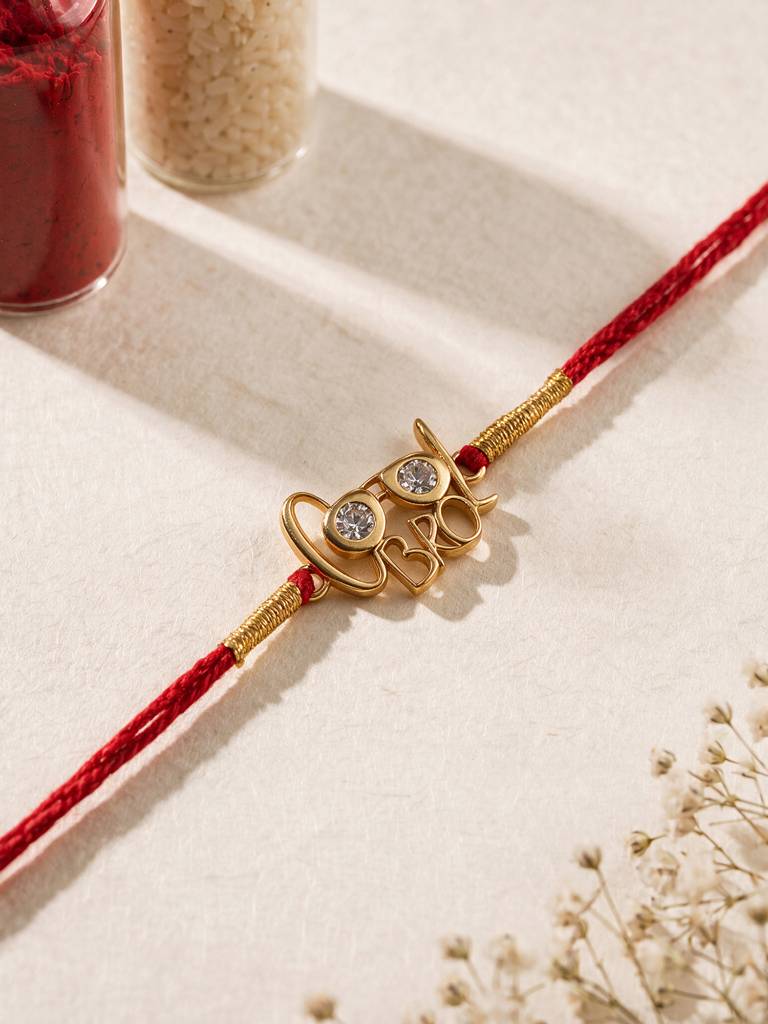 Sparkling Cool Bro Fine Silver Rakhi : RKS0026