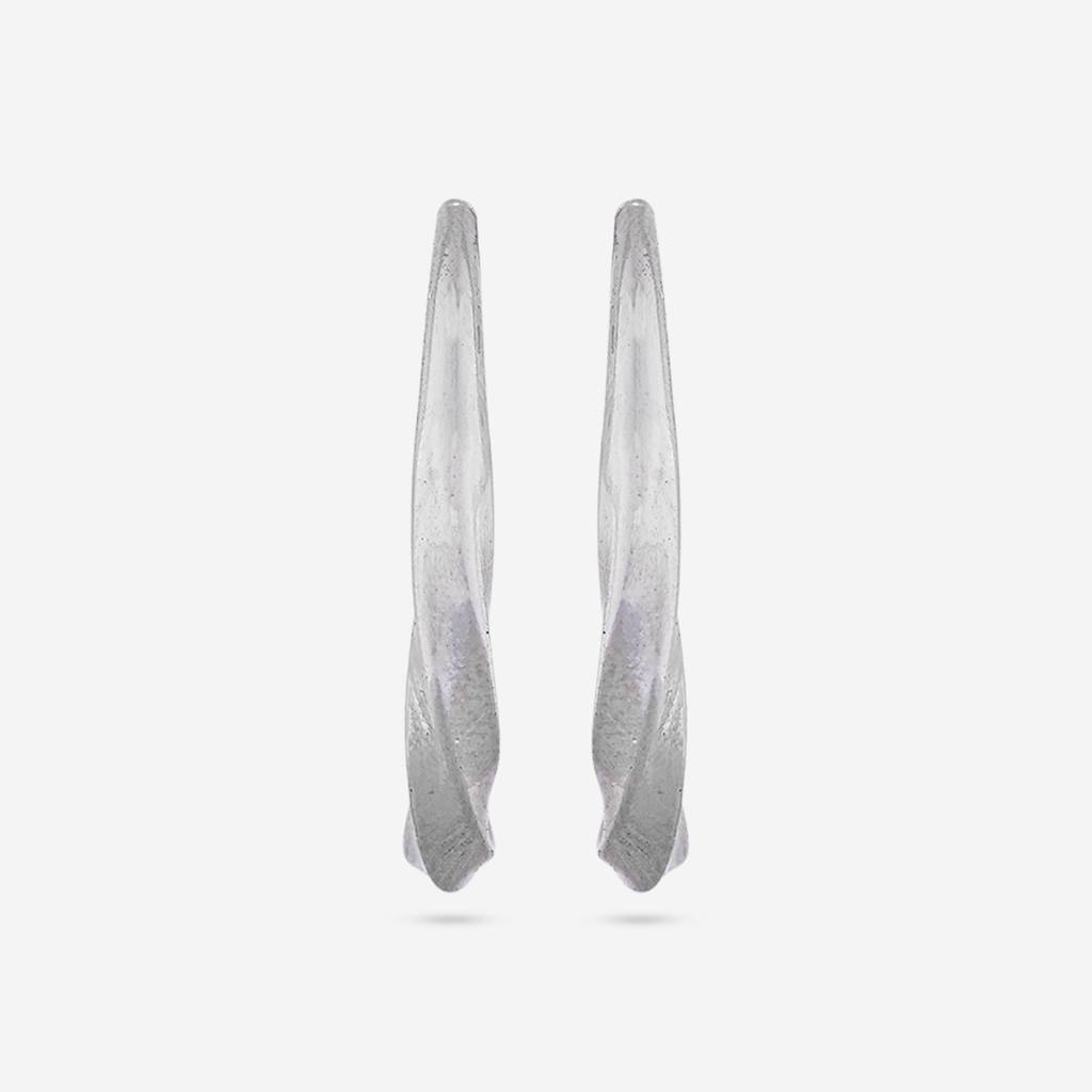 Rhodium - Plated Casual Wear Trendy Earring - 459425 : 459425