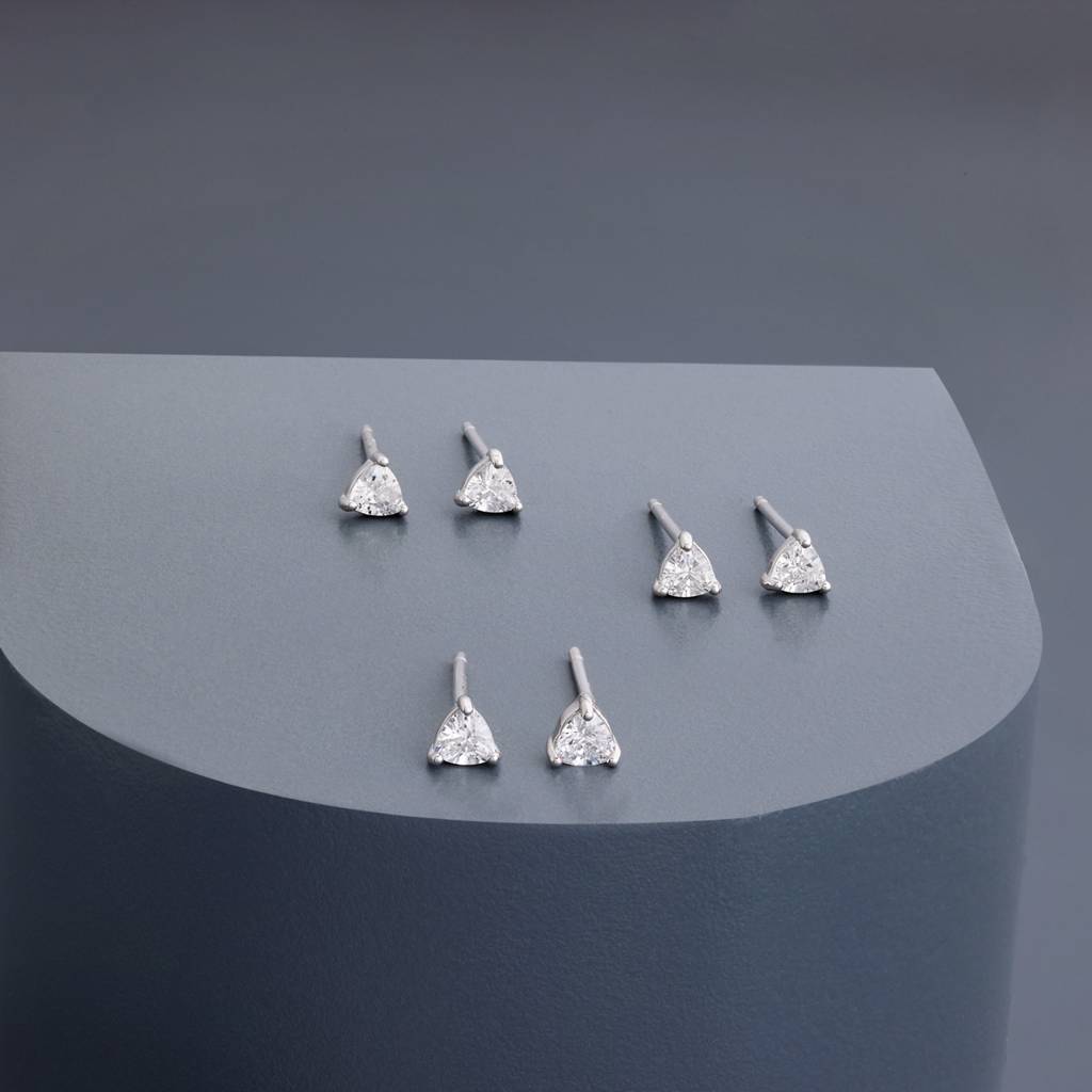 Office Wear Silver Earring - 465625 : 465626