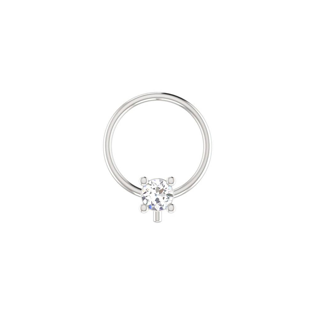Avsar 9K Bis Hallmarked | Nosepin For Women/Girls |  Avno091 : AVNO091WC