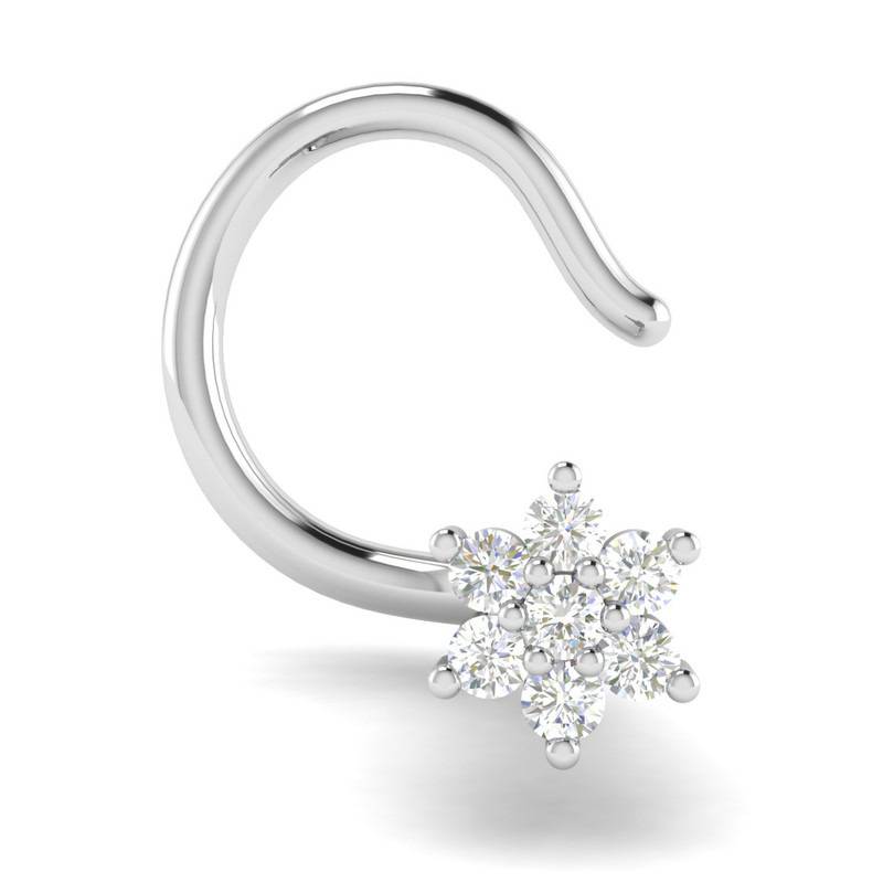 Avsar 9K Bis Hallmarked | Nosepin For Women/Girls |  Avno025 : AVNO025WC