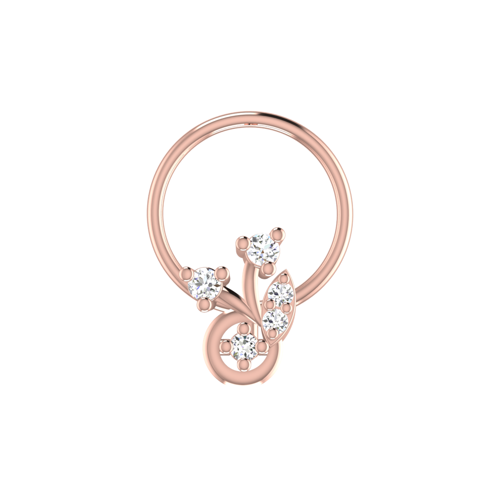 Avsar 9K Bis Hallmarked | Nosepin For Women/Girls |  Avno305 : AVNO305PC