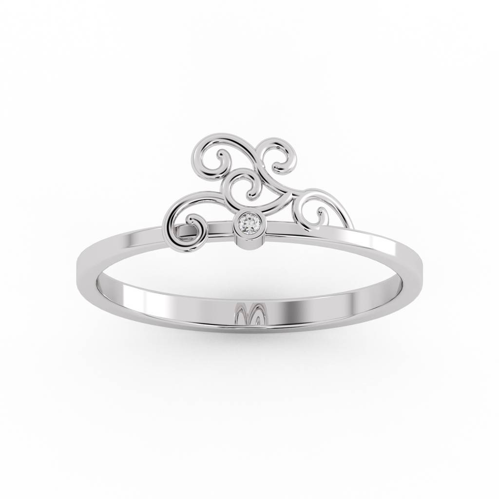 9K Bis Hallmarked Ring For Women/Girls | Avr1102 : AVR1102WC_8