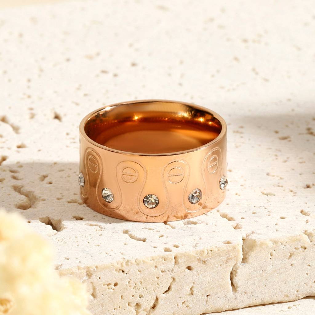 Shamanic Circlet Rose Gold Ring : RS12986A-7