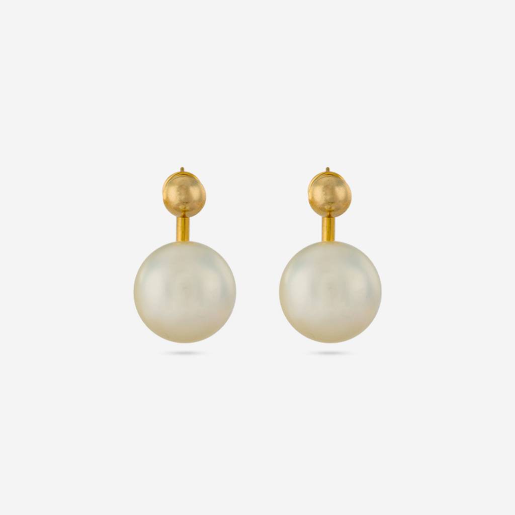 Pearl Gold - Plated Casual Wear Trendy Earring - 421085 : 421085