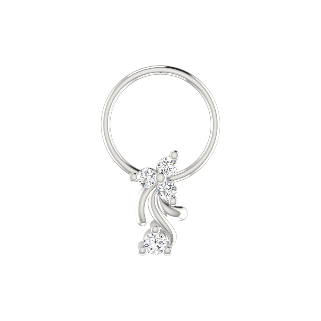 Avsar 9K Bis Hallmarked | Nosepin For Women/Girls |  Avno238 : AVNO238WC