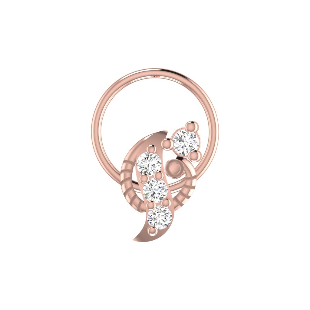 Avsar 9K Bis Hallmarked | Nosepin For Women/Girls |  Avno270 : AVNO270PC