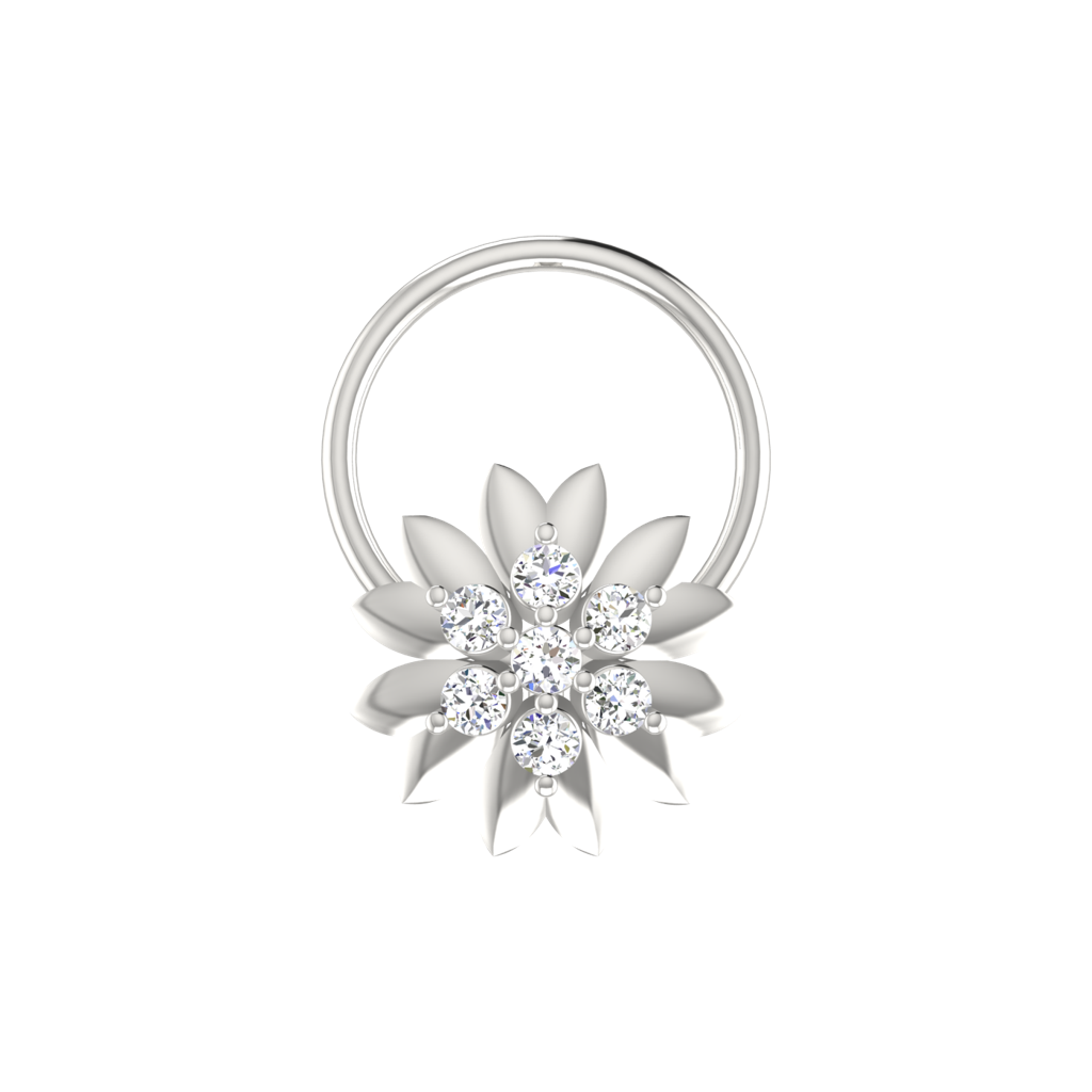 Avsar 9K Bis Hallmarked | Nosepin For Women/Girls |  Avno152 : AVNO152WC