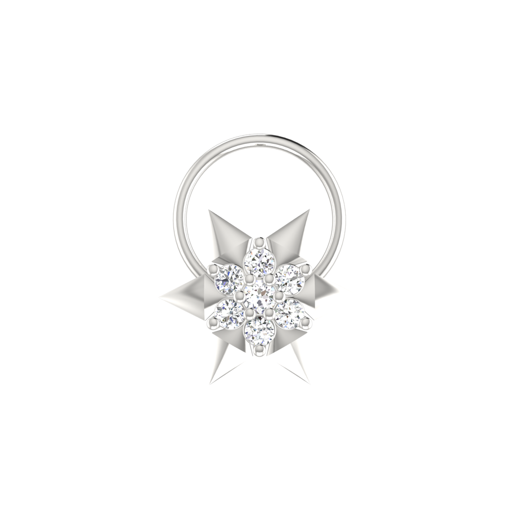 Avsar 9K Bis Hallmarked | Nosepin For Women/Girls |  Avno120 : AVNO120WC