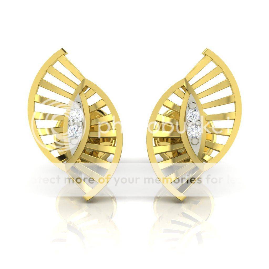 Avsar 9K Bis Hallmarked | Earring For Women/Girls | Ave2 : AVE2YC