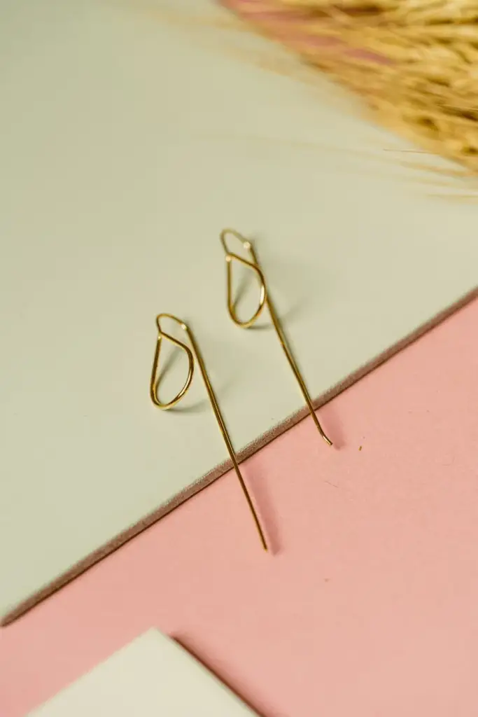 Drop Earhooks With Long End : E91