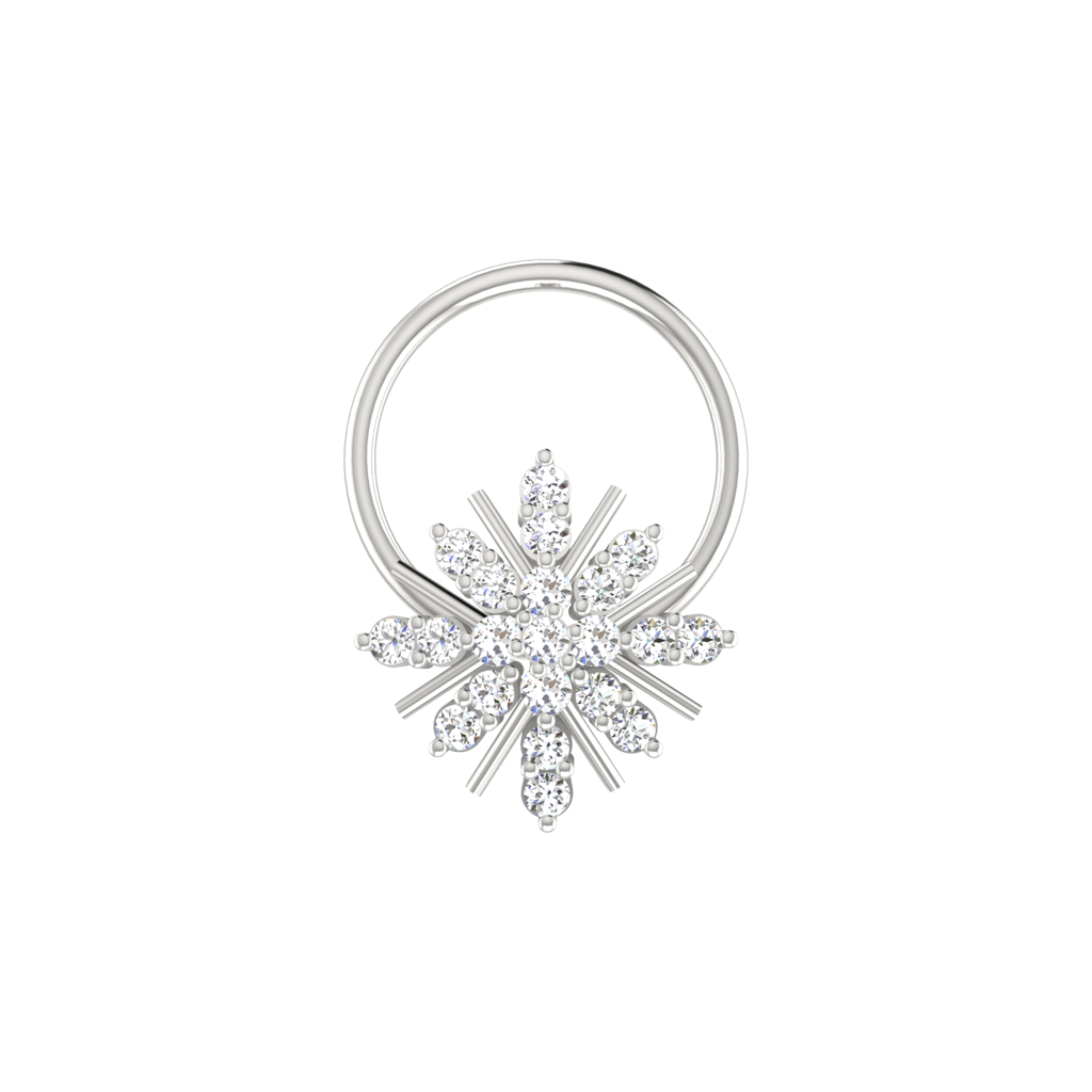 Avsar 9K Bis Hallmarked | Nosepin For Women/Girls |  Avno137 : AVNO137WC
