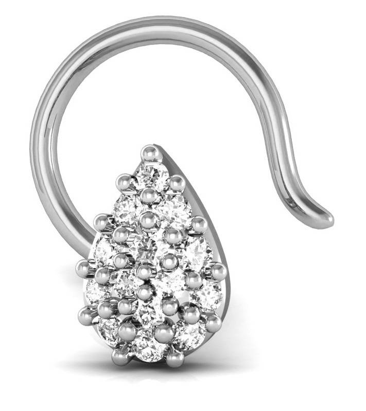 Avsar 9K Bis Hallmarked | Nosepin For Women/Girls |  Avno017 : AVNO017WC