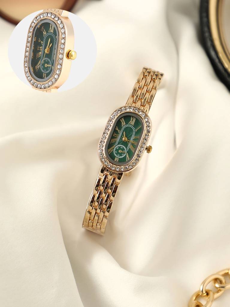 The Embellished Roman Oval Watch : HSWC1189