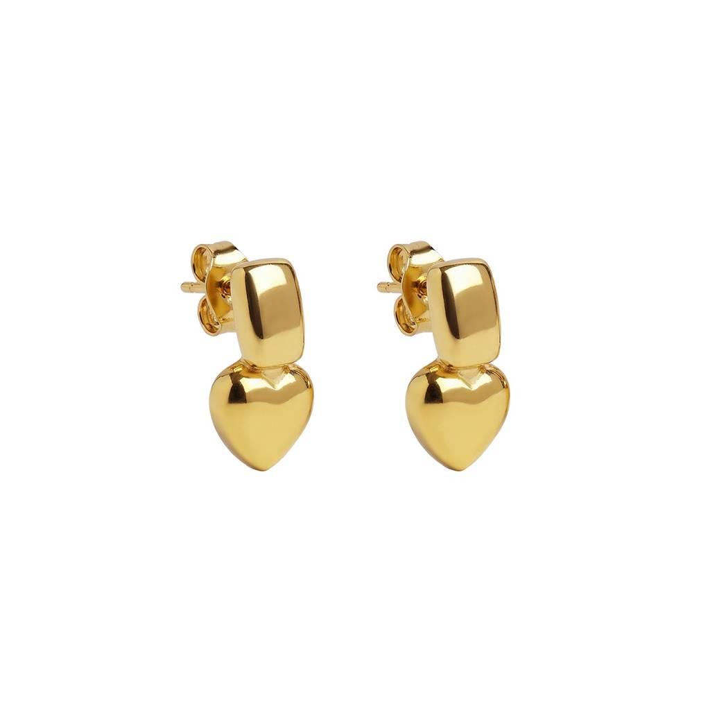 Mini Heart Drop Earrings : ER0518