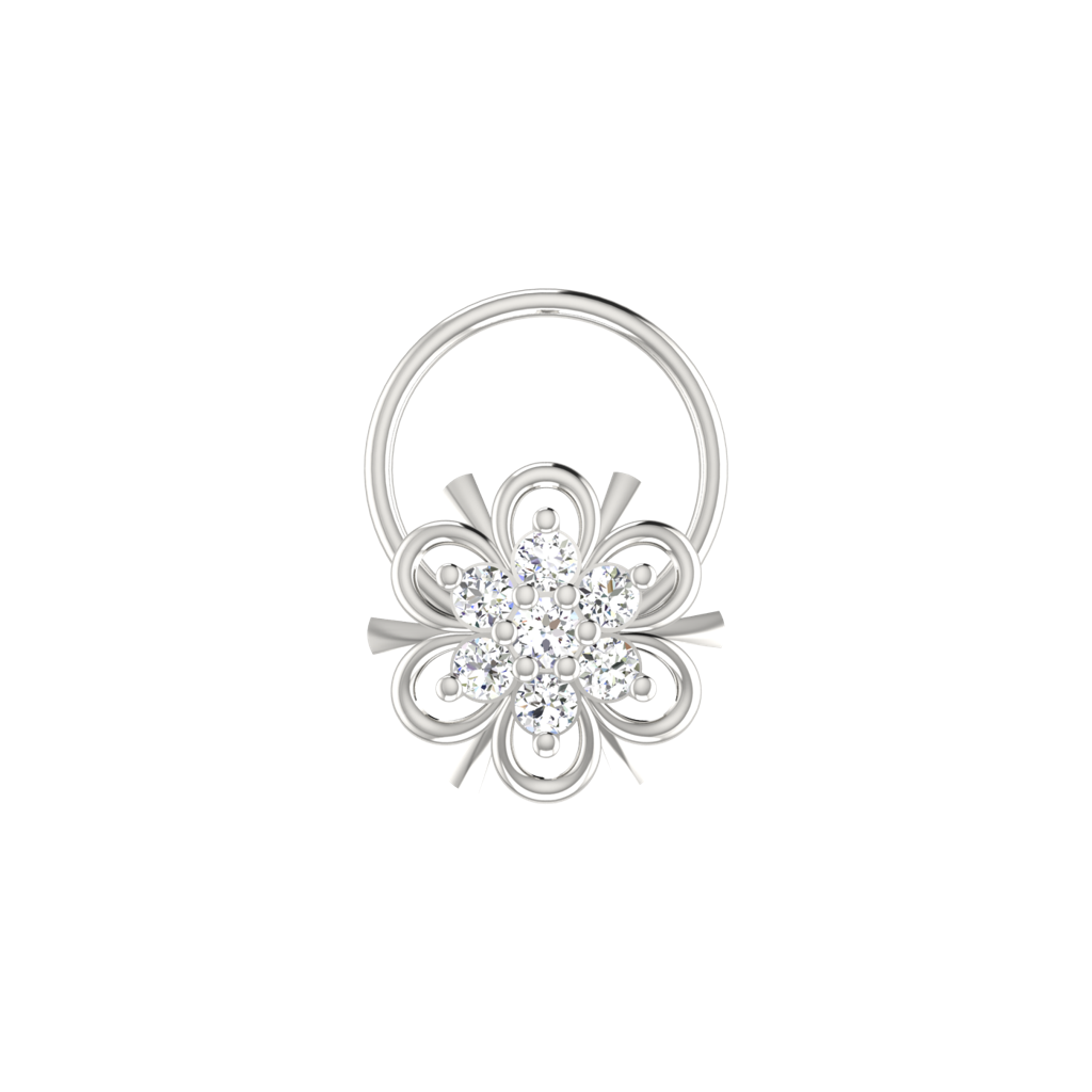 Avsar 9K Bis Hallmarked | Nosepin For Women/Girls |  Avno116 : AVNO116WC