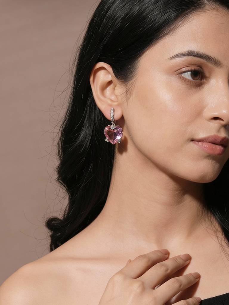 Citrine Diamond Rush Earring : Z-ER-CSP-026