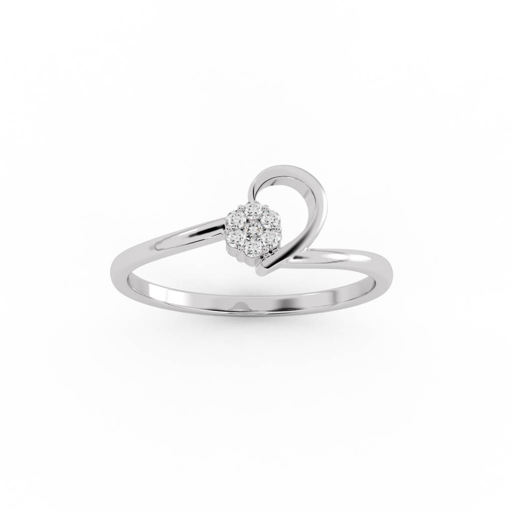 9K Bis Hallmarked Ring For Women/Girls | Avr1093 : AVR1093WC_8
