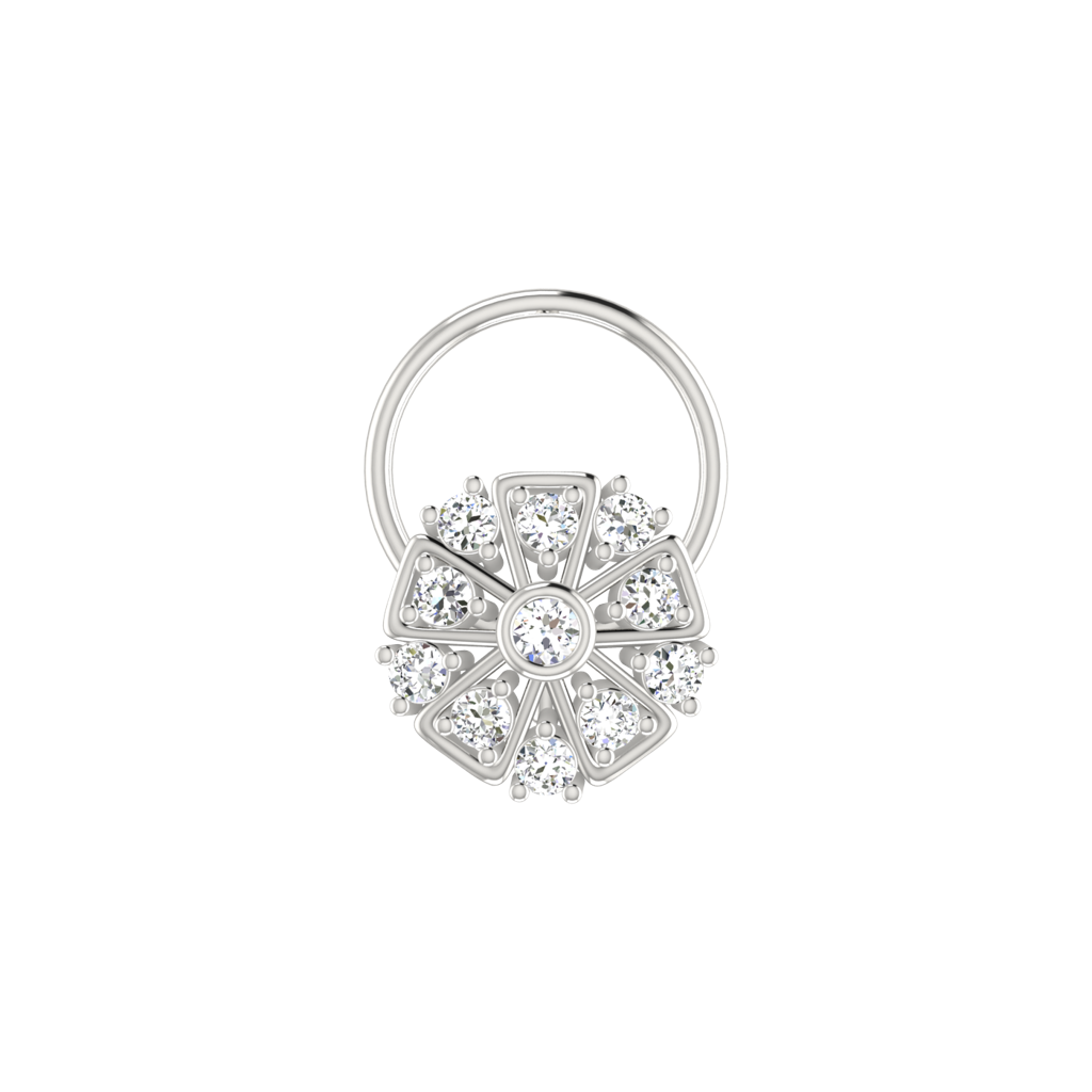 Avsar 9K Bis Hallmarked | Nosepin For Women/Girls |  Avno148 : AVNO148WC