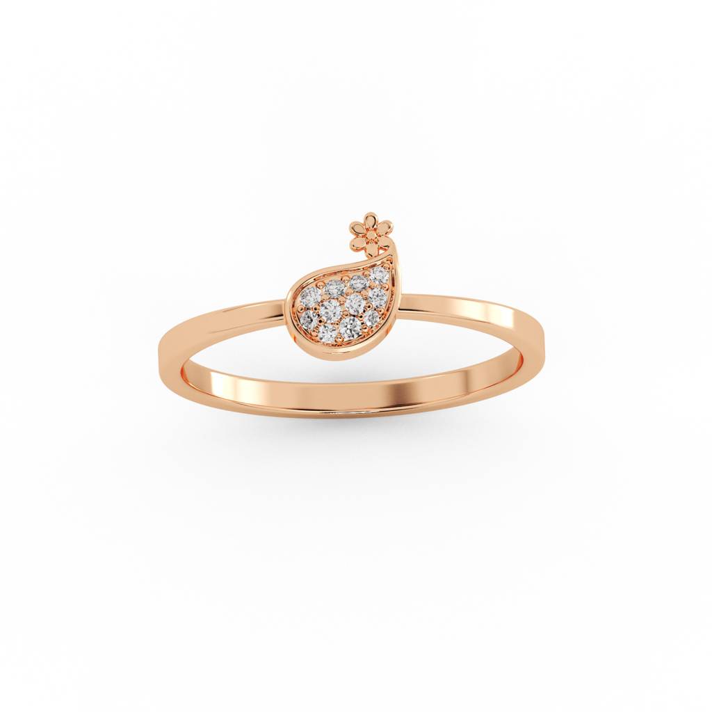 9K Bis Hallmarked Ring For Women/Girls | Avr1079 : AVR1079PC_9