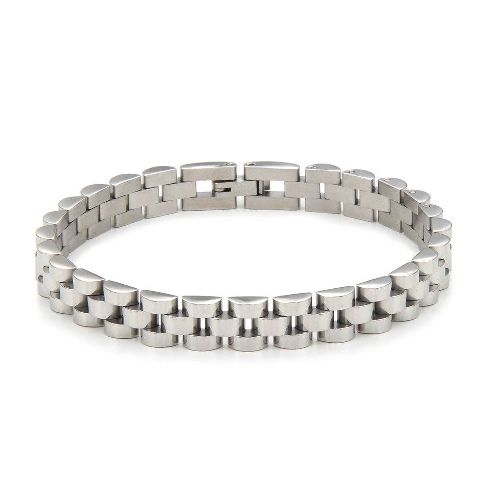 Rolex-Style Chain Bracelet : MB1S1004-S