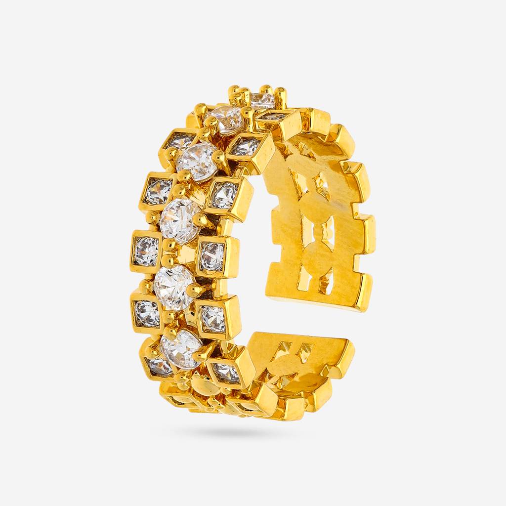 Plated Casual Wear Trendy Zircon Finger Ring - 464132 : 464132