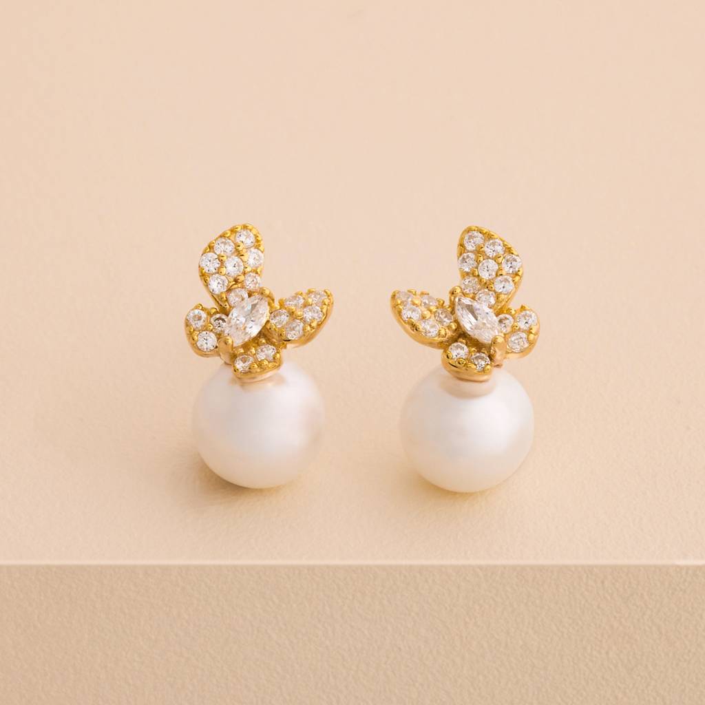 Office Wear Silver Earring - 465585 : 465585